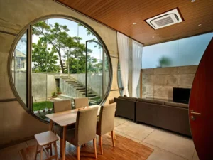 Alojamento turístico renovado em Portugal com apoio financeiro de 80% do investimento.